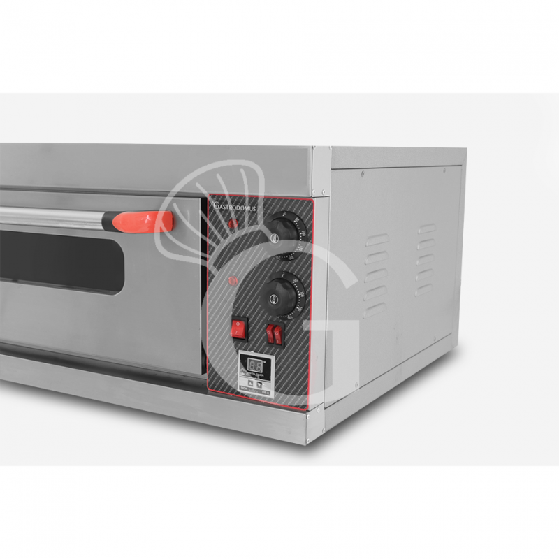 Fornetto Elettrico 1 pizza diametro 350 mm 1 camera controllo meccanico temperatura 350°C potenza 3,2 Kw