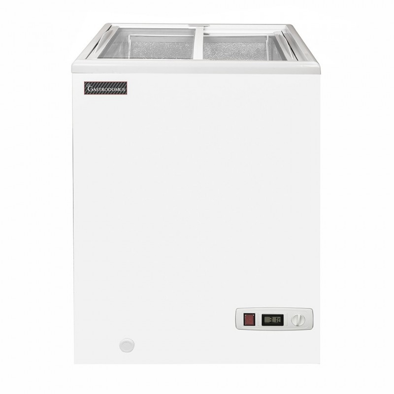 Congelatore a Pozzetto Statico 97 LT -18°C porta a vetro classe energetica C