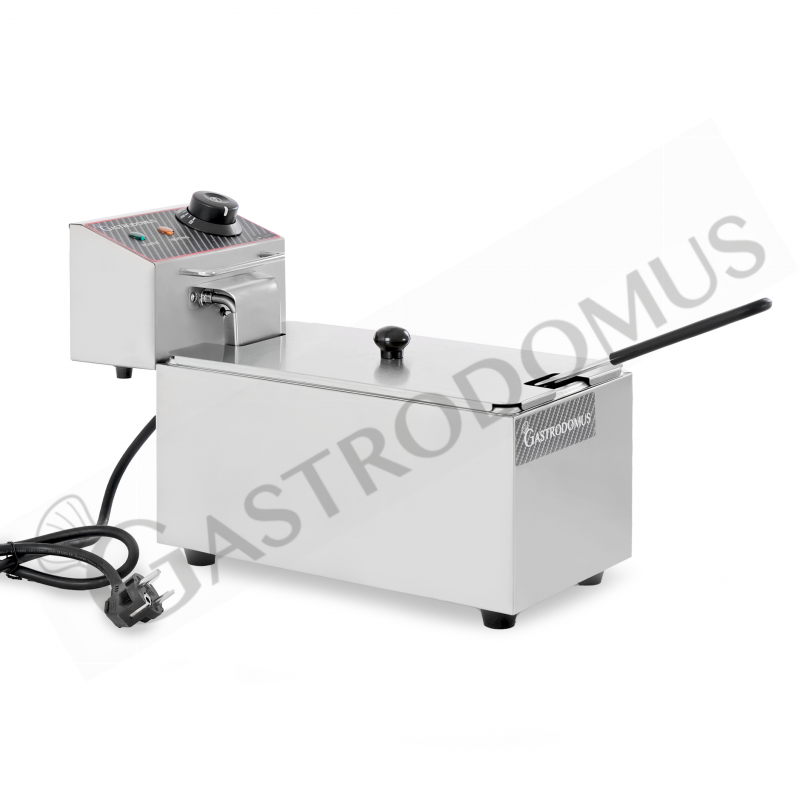 Friggitrice elettrica da banco 1 vasca 4 LT 2000 W Monofase