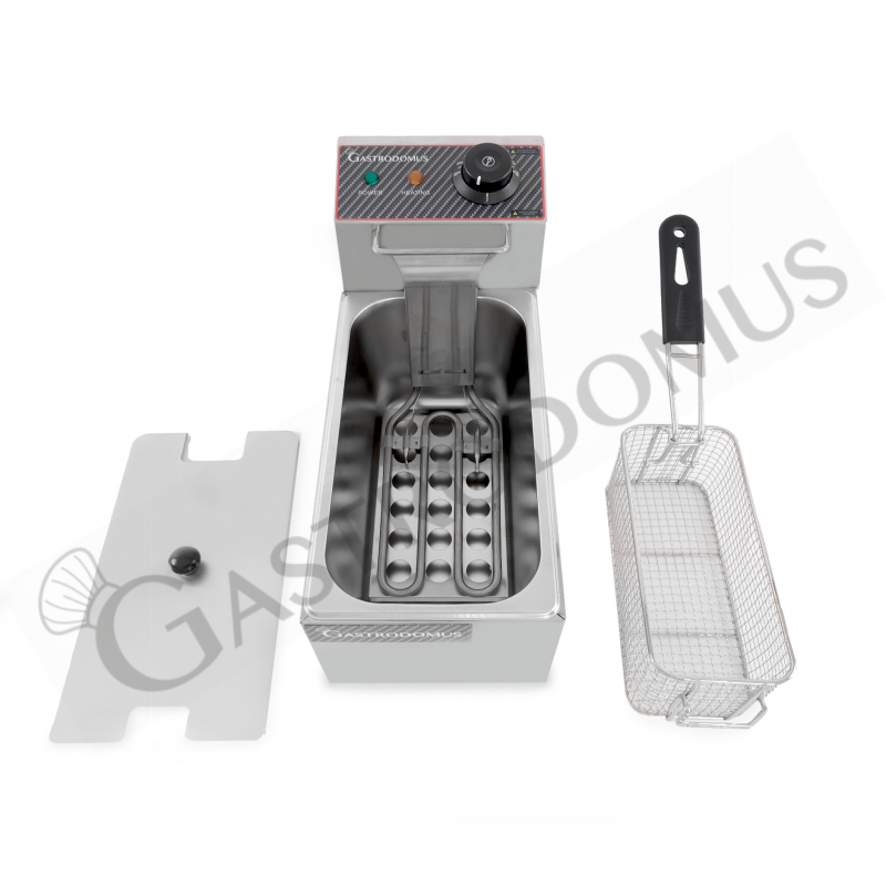 Friggitrice elettrica da banco 1 vasca 4 LT 2000 W Monofase