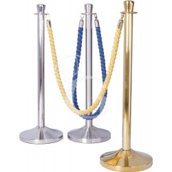 Asta dorata delimita corsie per cordoni a treccia