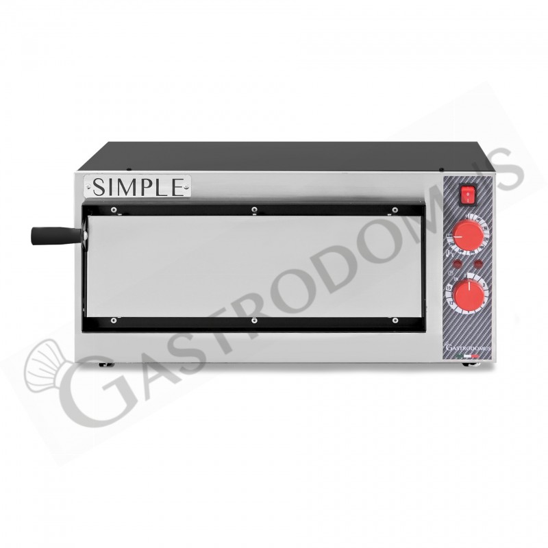 Fornetto Elettrico 1 pizza diametro 320 mm 1 camera controllo meccanico temperatura 320°C potenza 1,6 Kw Fornetto Elettrico 1 pizza diametro 320 mm 1 camera controllo meccanico temperatura 320°C potenza 1,6 Kw