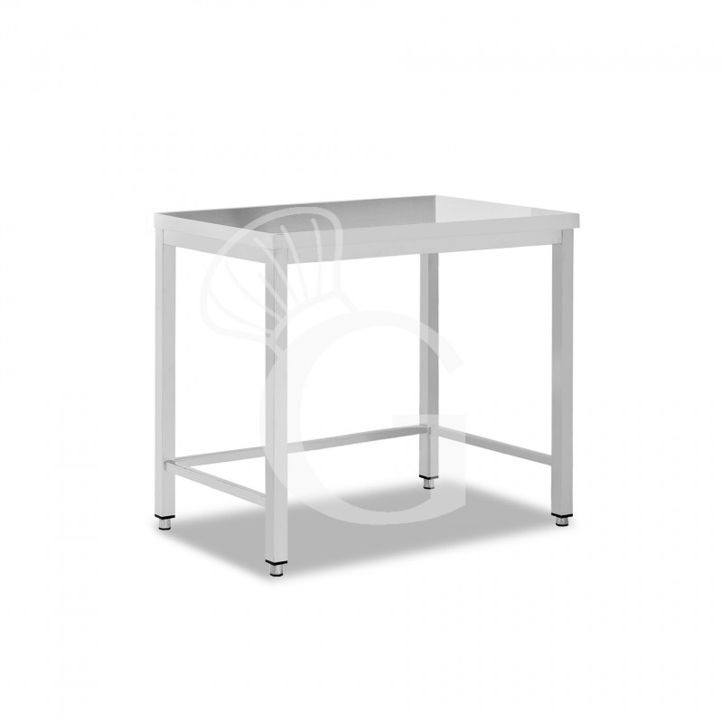 Tavolo inox L 700 mm x P 700 mm x H 865 mm