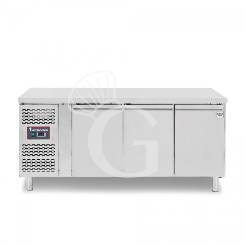 Tavolo Refrigerato 3 porte Prof. 700 mm +2°C/+8°C motore a sinistra classe energetica B