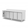 Tavolo Refrigerato 4 porte alzatina Prof. 600 mm +2°C/+8°C motore a sinistra classe energetica E
