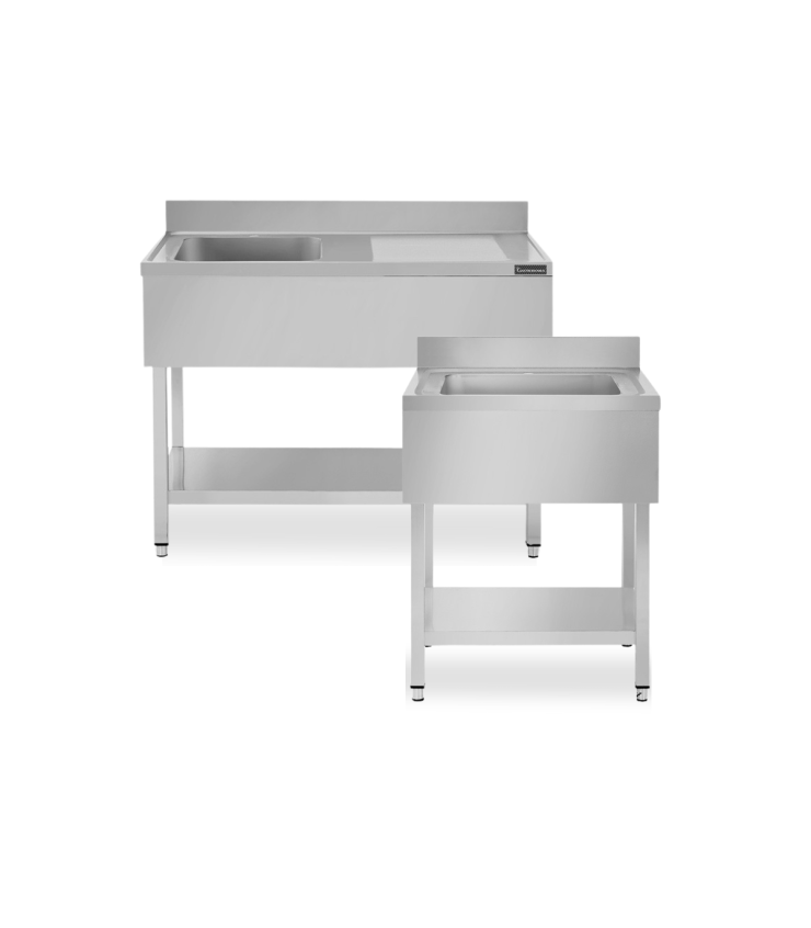 Tavolo Inox con Lavello Integrato