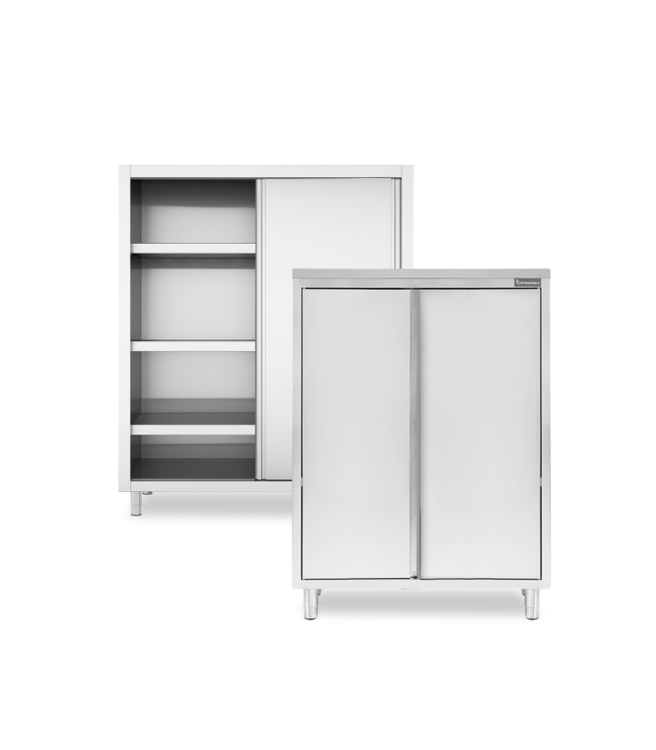 Armadi in Acciaio Inox con Porte Scorrevoli