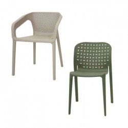 Sedie in Plastica colorate e Polipropilene