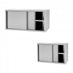 Pensili Inox con Ante Scorrevoli per Cucine