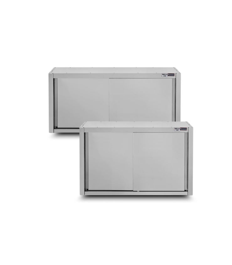 Pensili Inox con Ante Scorrevoli per Cucine