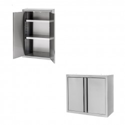 Pensili con Porte Battenti in Inox per Cucine