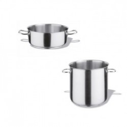 Padelle e pentole in acciaio inox professionali