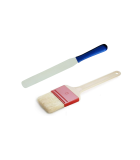 Spatole, cucchiai, pennelli e palette