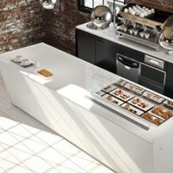 Banconi Bar in Metallo Verniciato Bianco