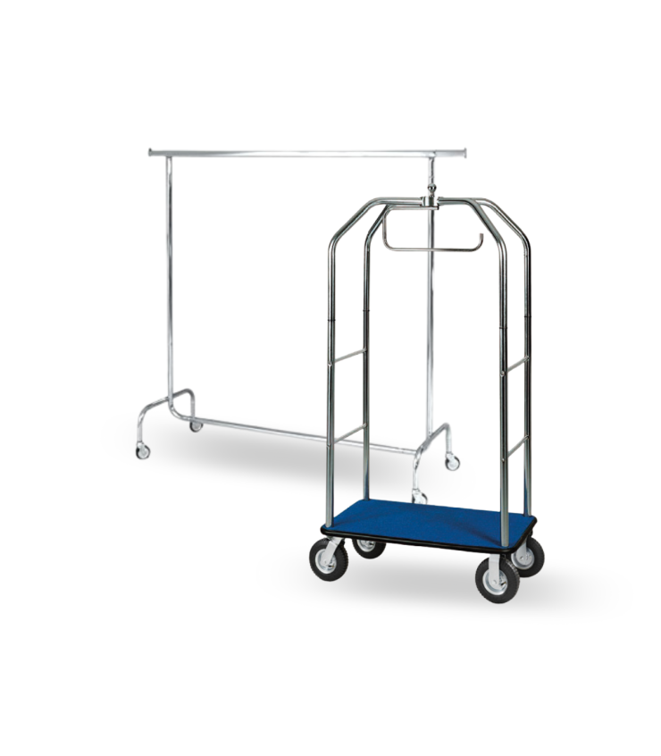 Carrelli Porta Abiti e Portavaligie o Bagagli