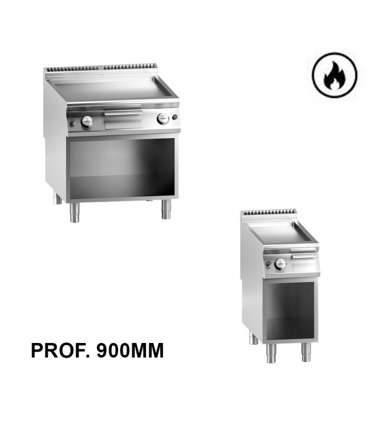Piastre Fry Top a Gas - profondità 900 mm