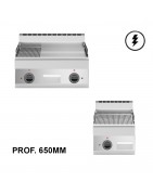 Fry top elettrico - Prof. 650 mm