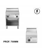 Fry top elettrico - Prof. 700 mm