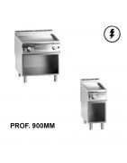 Fry top elettrico - Prof. 900 mm