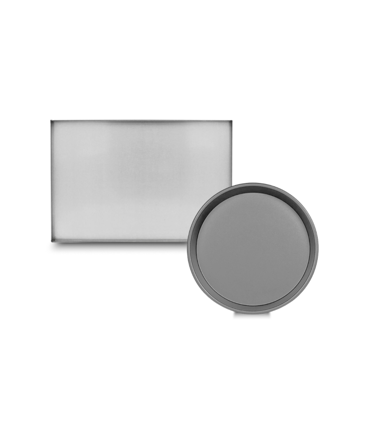 Teglie per Pizza in Acciaio Inox Professionali