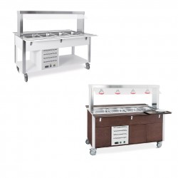 Carrelli buffet per la ristorazione