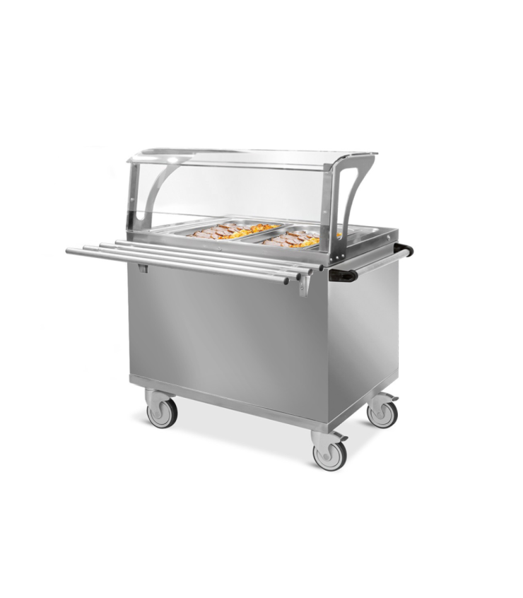 Carrelli buffet per la ristorazione