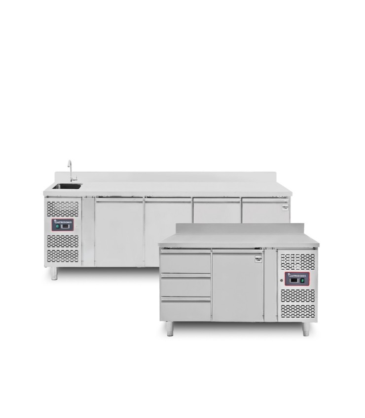 Tavolo Refrigerato Professionale da 2 a 4 porte