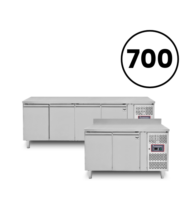 Tavoli Refrigerati GN 1/1 - Profondità 700mm