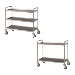 Carrelli in Acciaio Inox per Cucine